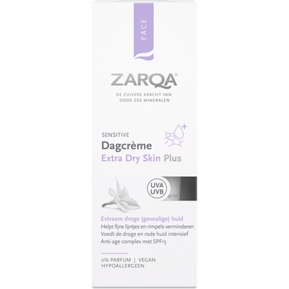 ZARQA DAGCREME EXTRA DRY SKIN PLUS SENSITIVE SPF15